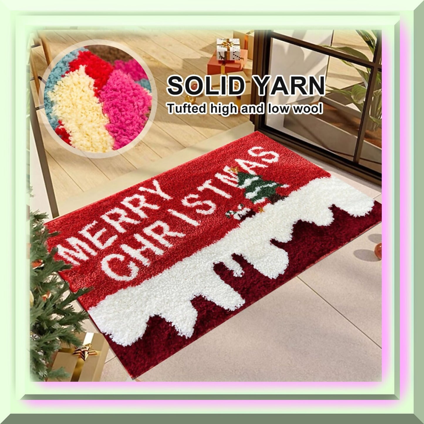 Red Bath Mat 20 x 30 inch