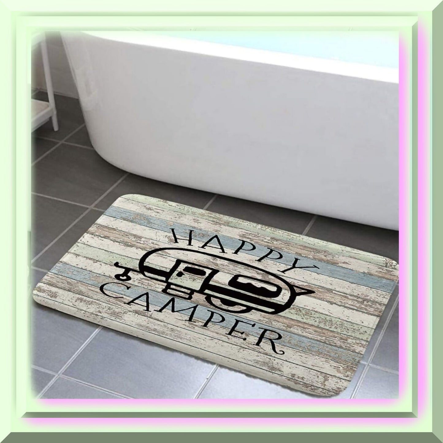 Bath Mat Non Slip Rug 17x29 16x24 19x31