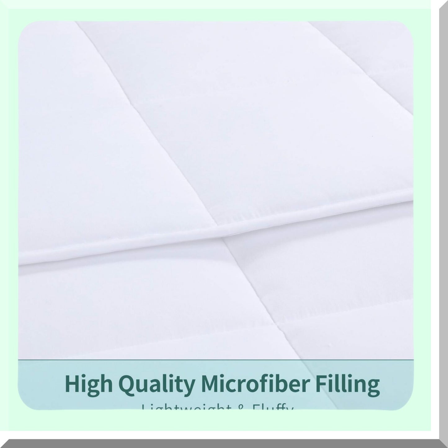 UltraPlush All Season Oversized Comforter - 120x128 Lightweight Down Alternative Duvet Insert with 8 Corner Tabs. White Microfiber Quilt for Maximum Comfort.