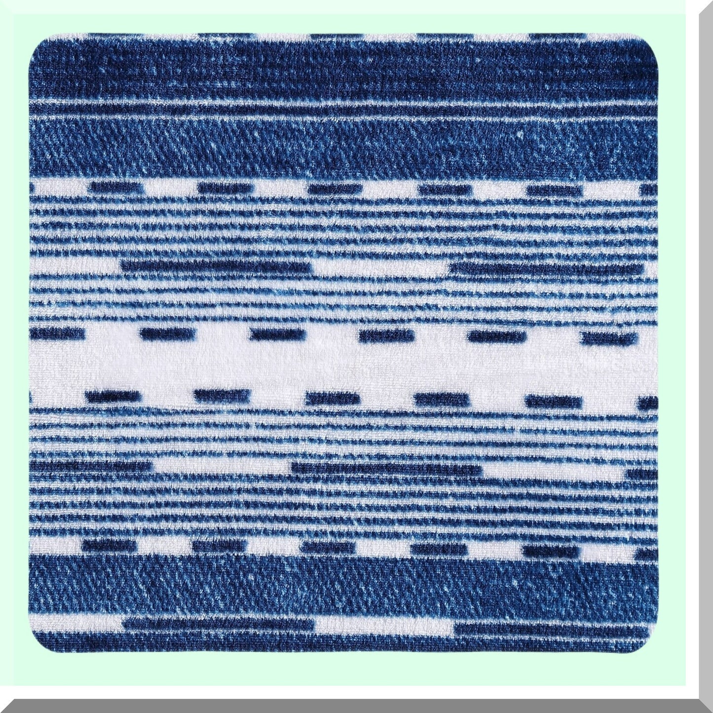 Ultra Plush Fleece Throw Blanket - Logan Stripe Blue, Perfect for Couch or Bed, 50 x 60
