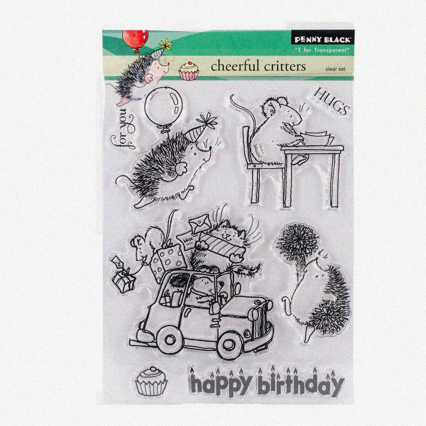 Clear Stamp Set for Card Making and Scrapbooking