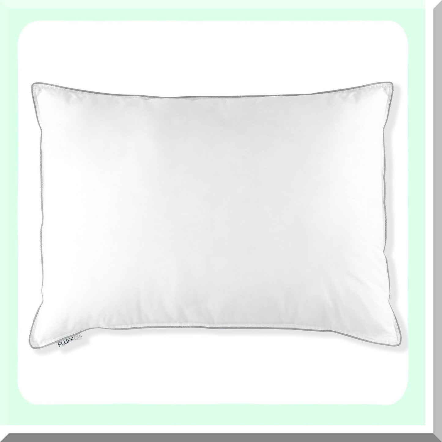 CoolLux Microfiber Cooling Pillow - Standard/Queen Size - Hotel-Quality Luxury Pillow - Breathable & Soft - 300 Thread Count - Pack of 1