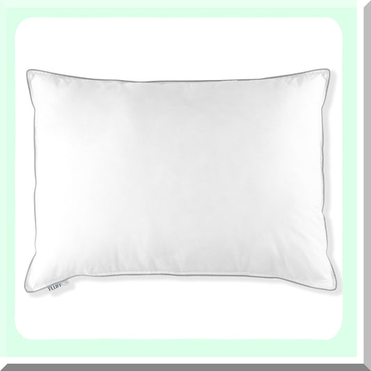 CoolLux Microfiber Cooling Pillow - Standard/Queen Size - Hotel-Quality Luxury Pillow - Breathable & Soft - 300 Thread Count - Pack of 1