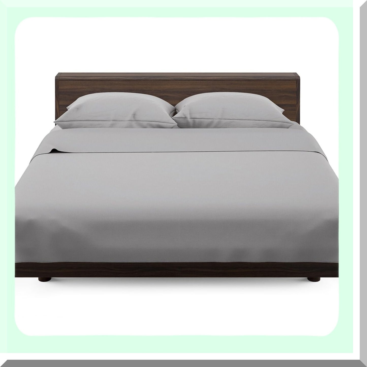 Glacier Gray Full Bedding Set - Luxe Collection