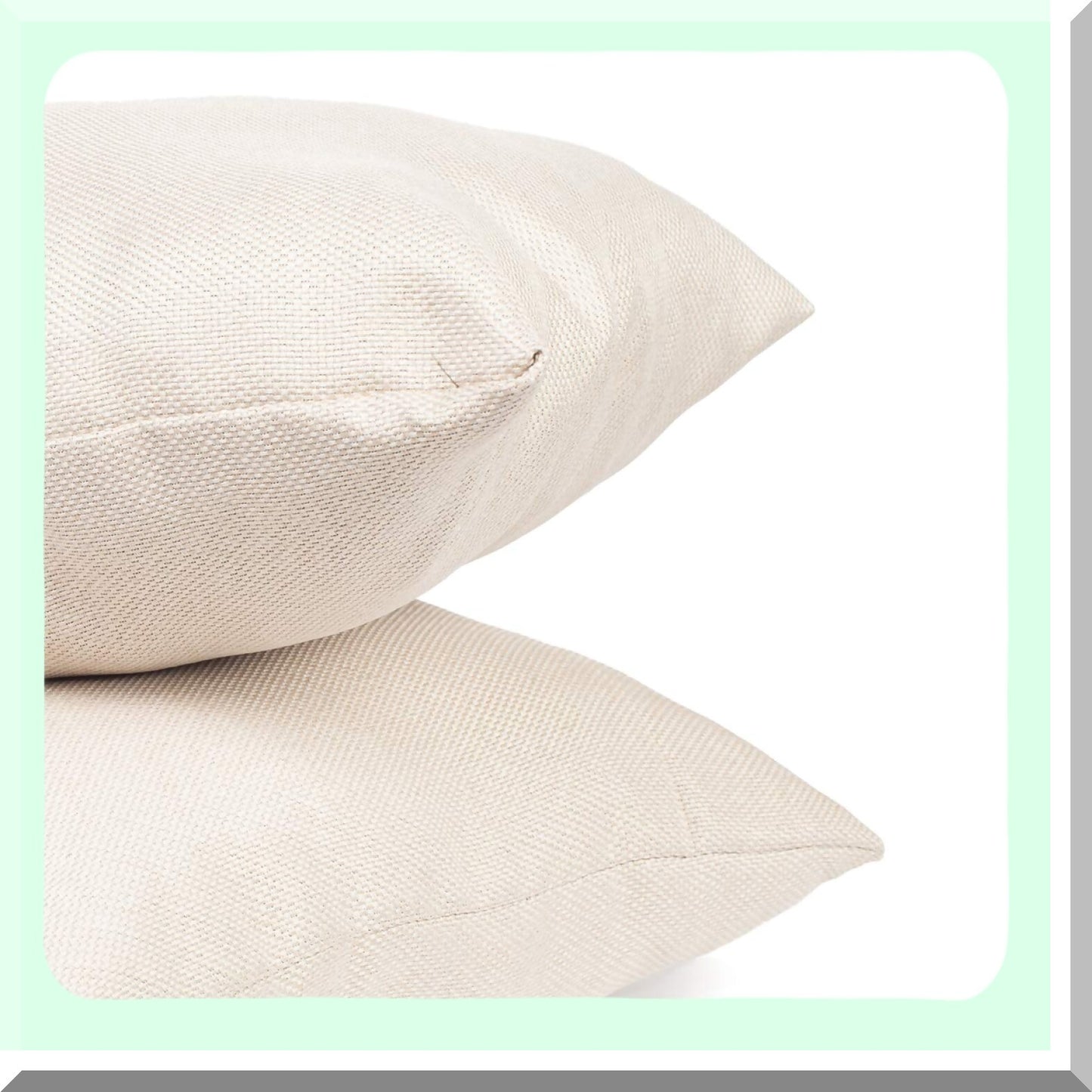 Inspirational Life Rules Pillow Cover - Rustic Cushion Case for Sofa Couch, Dorm Room Decor - Graduation/Birthday Gift - 18x18 Inch