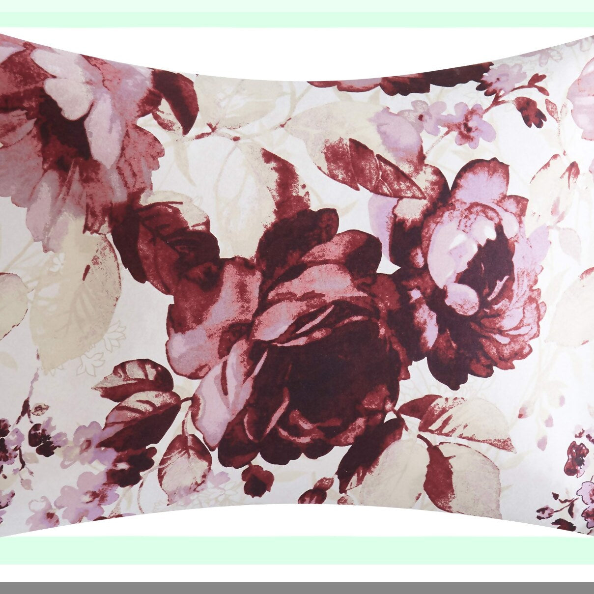 Floral Bliss Reversible Comforter Set - 3 Piece Bedding Ensemble in Purple Queen Size - Beautiful Floral Print Design for a Cozy Bedroom Décor