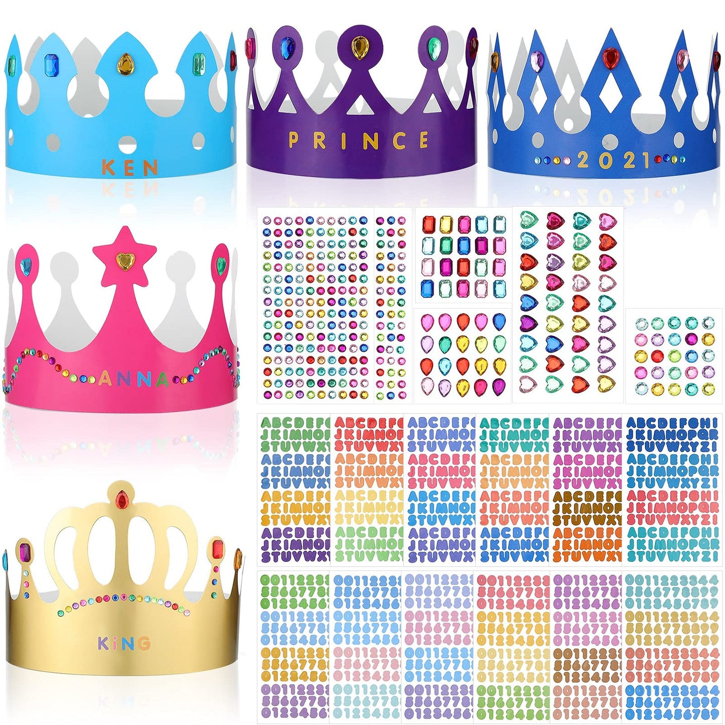DIY Paper Crown Party Kit for Kids