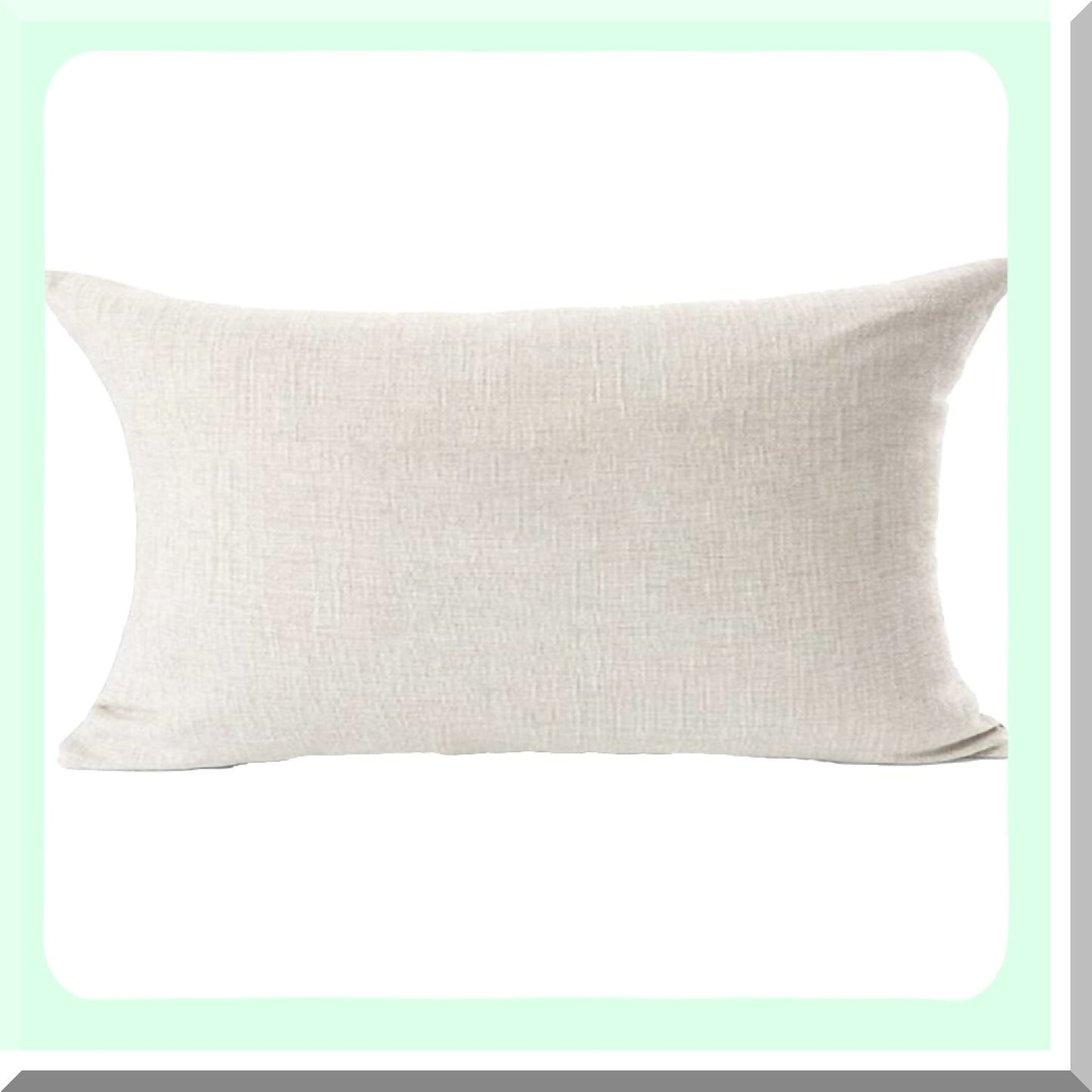 Golden Snowflake Lumbar Pillow Cover - Festive Holiday Decor for Bed & Sofa - Cotton Linen Cushion Case - Merry Happy New Year Theme - 12x20 inches