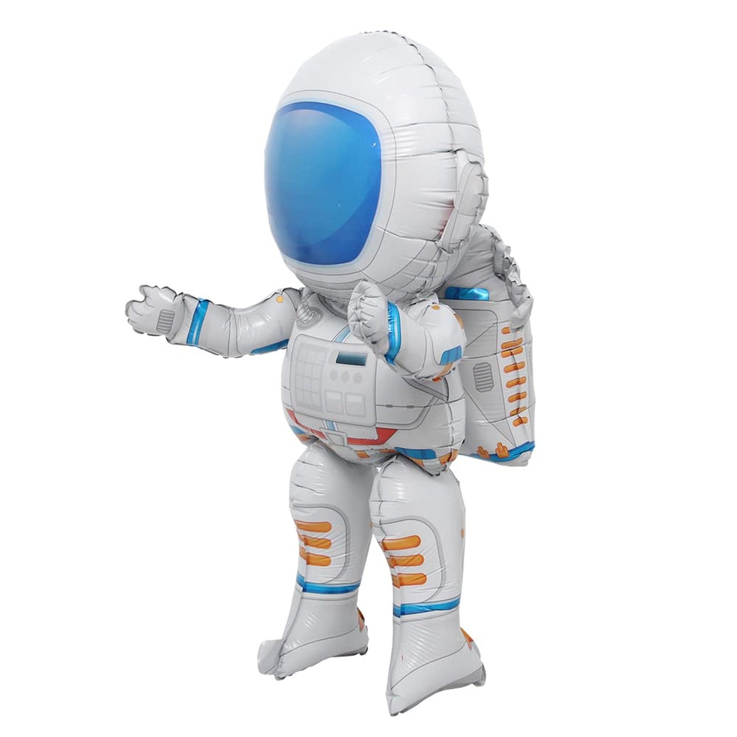 Spacewalker Astronaut Balloons - Set the scene for an out-of-this-world birthday party with these 4D standing astronaut balloons. Perfect for space-themed celebrations!