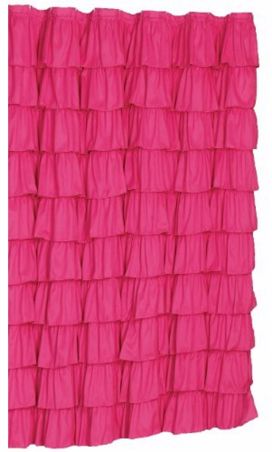Pink Flamenco Ruffle Shower Curtain 72" x 72"
