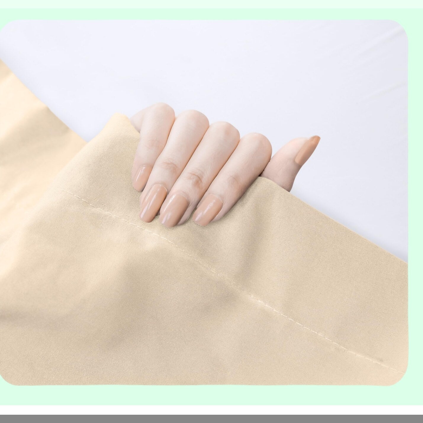 UltraSoft Microfiber Top Sheet - Twin Size Beige - Fade Resistant Brushed Flat Sheet - Easy Care Bedding - Luxurious Softness - No Shrinkage