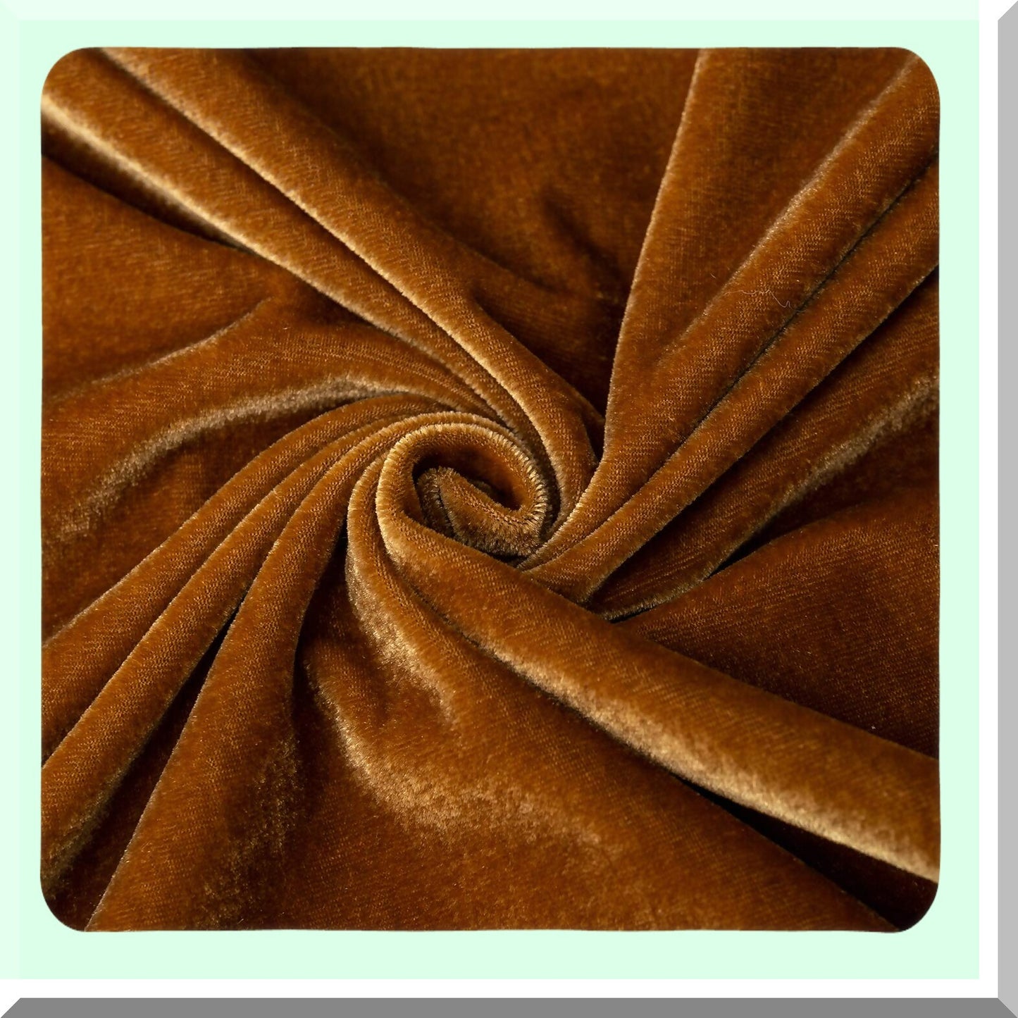 Luxury Velvet Golden Camel Pillow Covers - Set of 2 | Soft Decorative Square Cushion Cases for Sofa Couch & Bedroom | Farmhouse Style 18x18 Inches