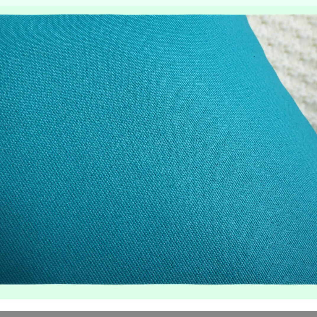 Cotton Canvas Blue Ashes Pillow Covers - Set of 2 Decorative Cushion Covers in 18"x18" Size - 45 Color Options - Solid Design for Home Decor