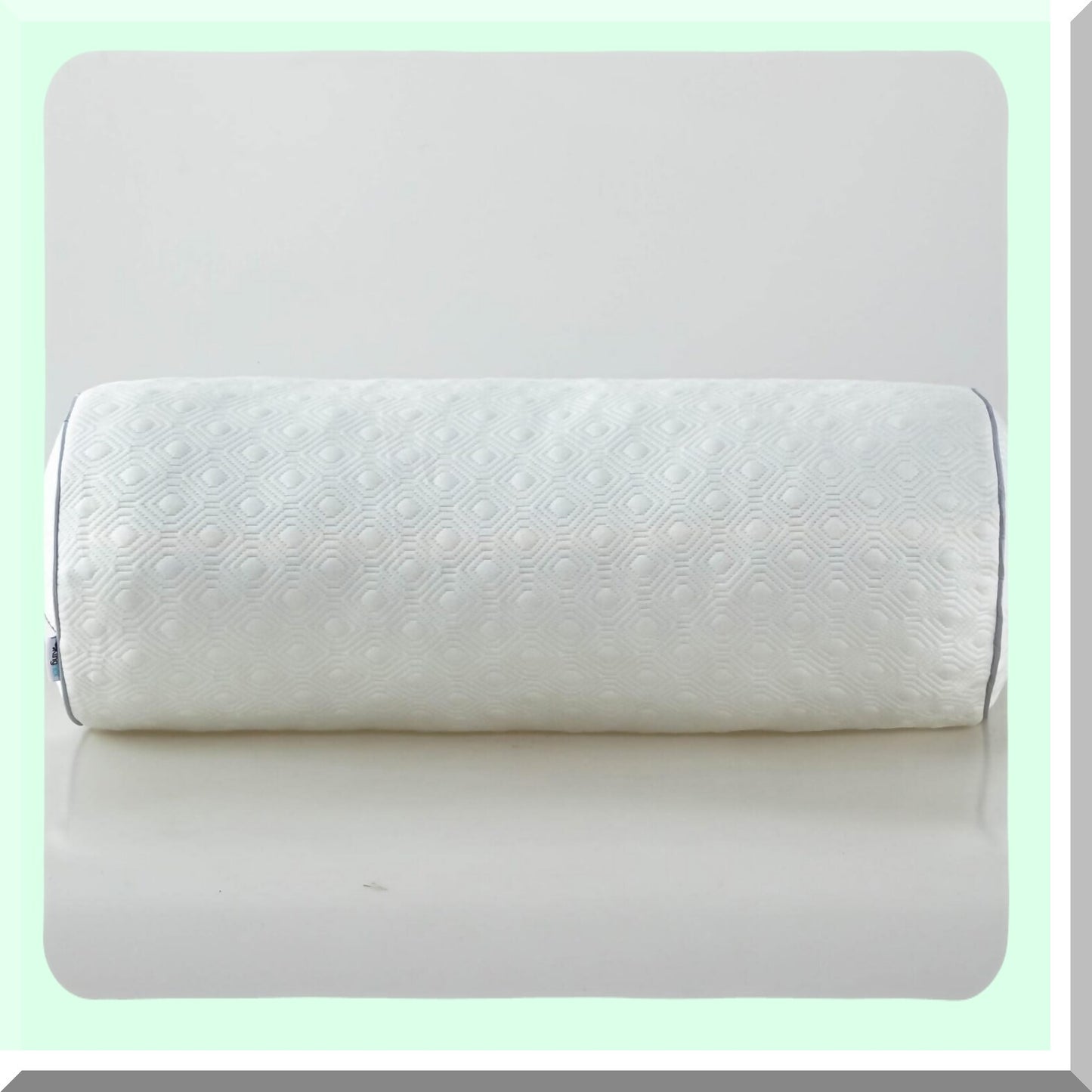 CoolFlex Memory Foam Roll Pillow - Adjustable Support for Back and Side Sleepers - Shredded Gel Infused Insert with Bamboo Cover - 18x6 - Knee and Leg Comfort - Sleep Aid and Pain Relief