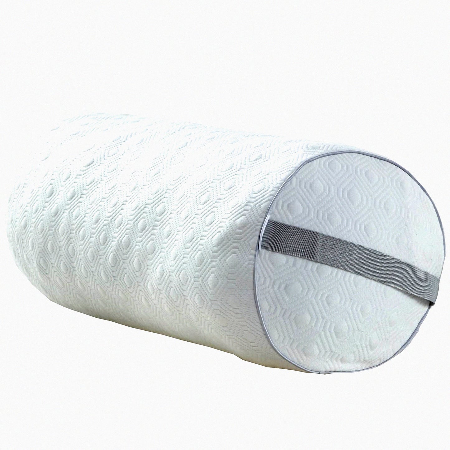 CoolFlex Memory Foam Roll Pillow - Adjustable Support for Back and Side Sleepers - Shredded Gel Infused Insert with Bamboo Cover - 18x6 - Knee and Leg Comfort - Sleep Aid and Pain Relief