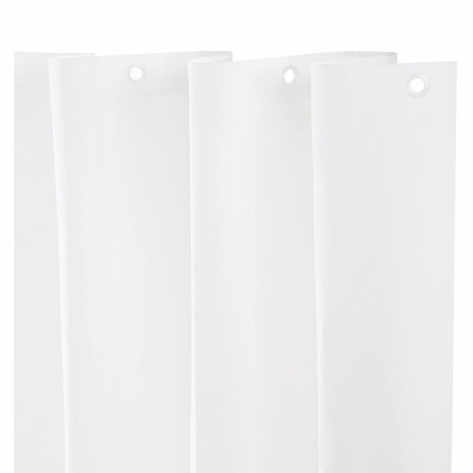 Lightweight White PEVA Shower Curtain Liner 70x72