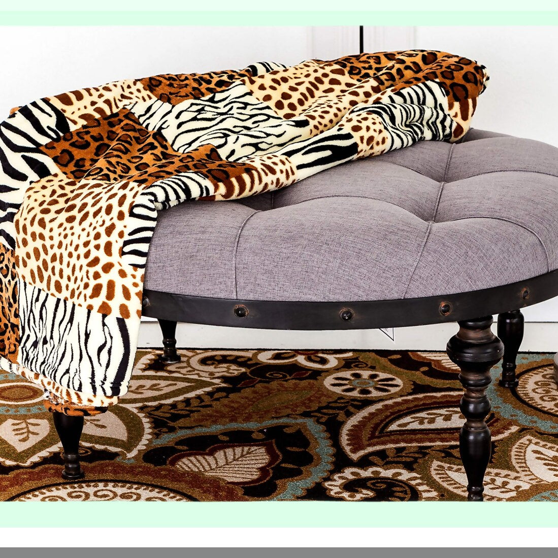 Wildlife Dreams Multicolor Ultra Soft Flannel Blanket - Cozy, Luxurious, All-Season Queen Size 80"x80""