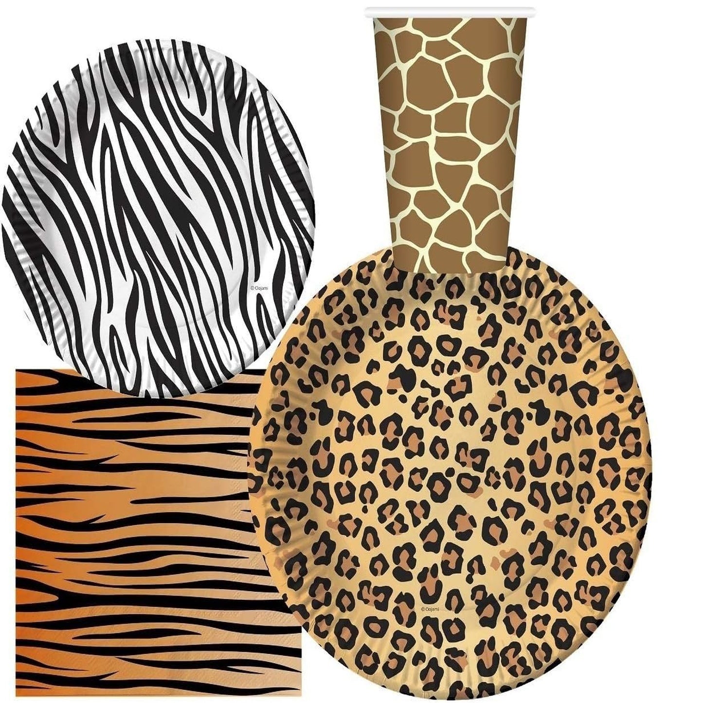 Jungle Safari Party Supplies for 30 Guests
