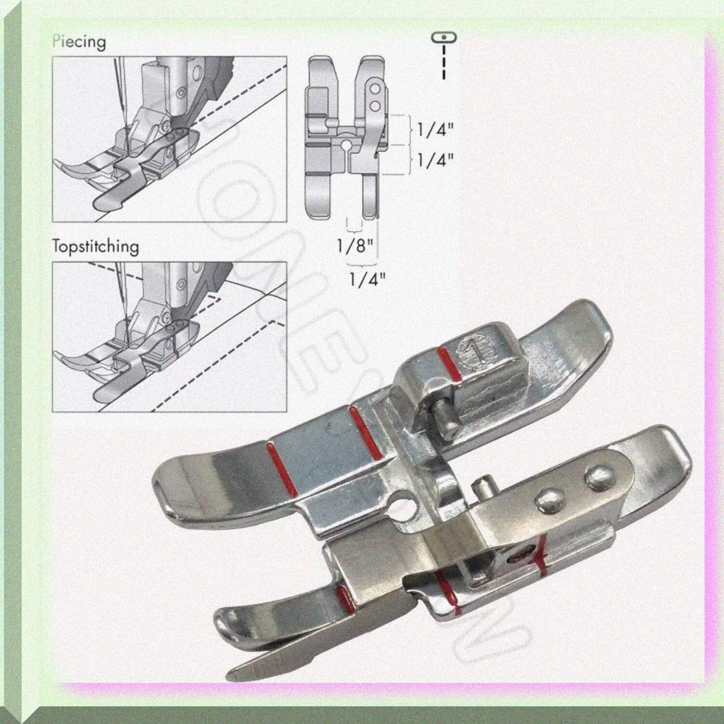 1/4 Inch Right Guide Foot for Pfaff Creative Series