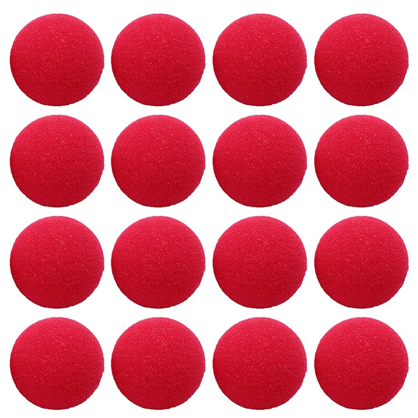 Circus Clown Nose Party Pack - 40 Red Nose Balls for Adults & Kids. Perfect for Clown Decor, Apparel, & Sponge Activities at Clown Parties!