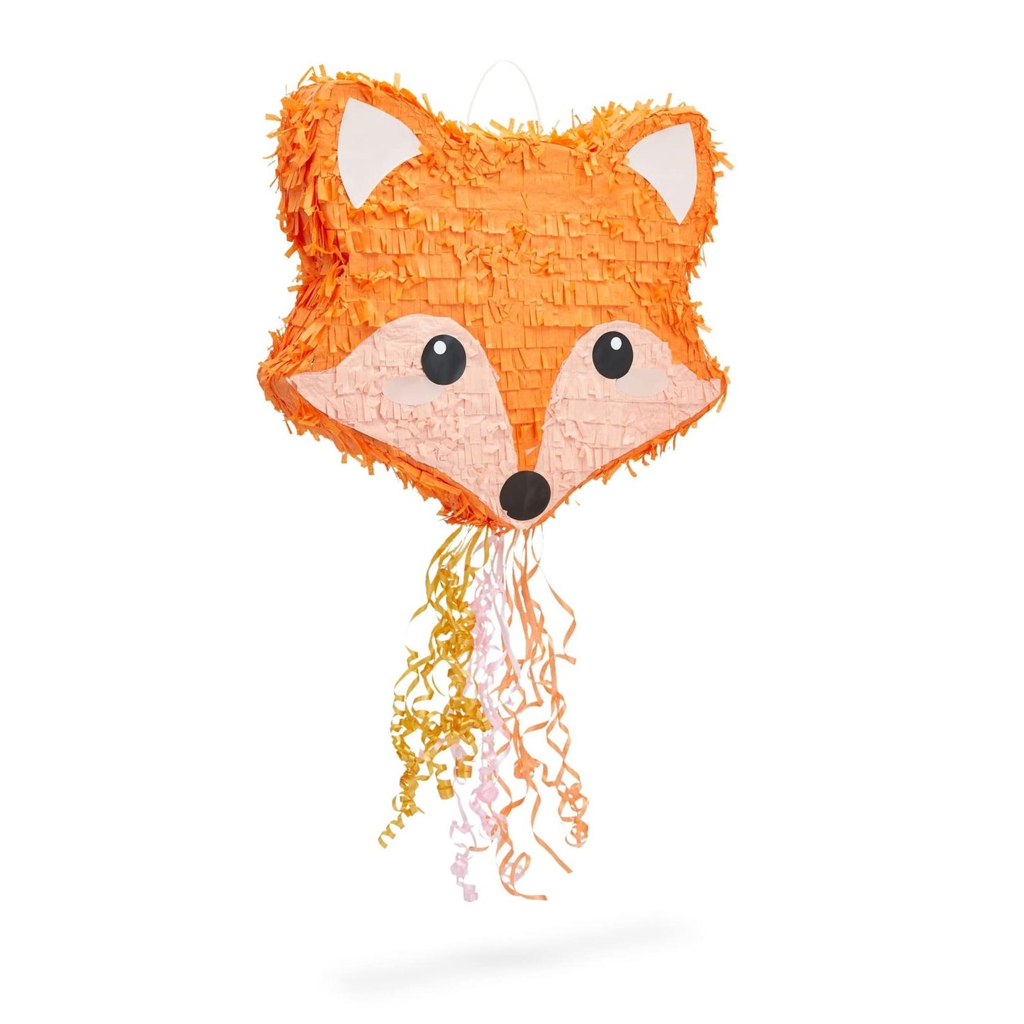 Pull String Fox Pinata for Woodland Baby Shower and Birthday Decorations