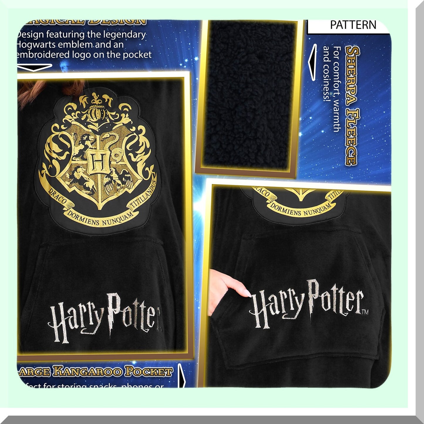 CozyCloud Oversized Fleece Blanket Hoodie - Ultimate Comfort for Women, Men, and Teens