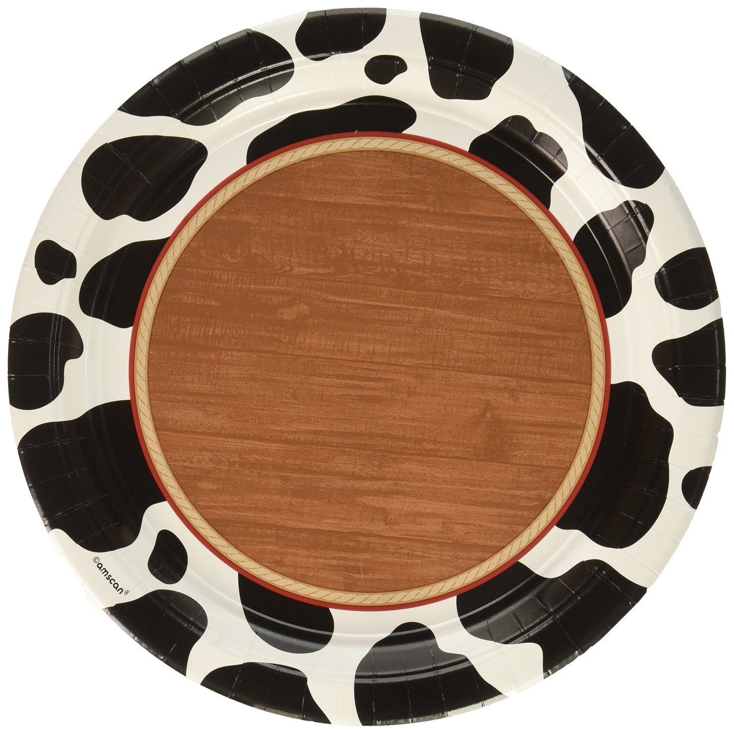 10.5-inch Western Party Plates Pack of 8