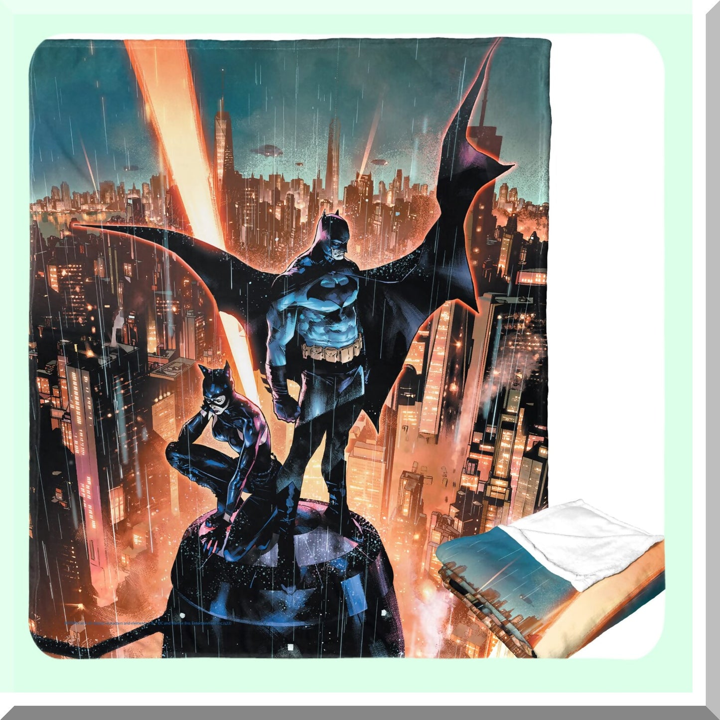 UrbanSilk Comfort Throw Blanket - 50x60, Cityscape Edition