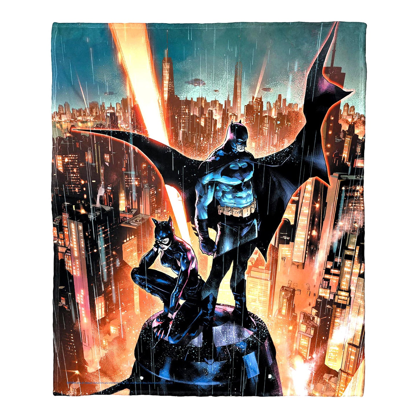 UrbanSilk Comfort Throw Blanket - 50x60, Cityscape Edition