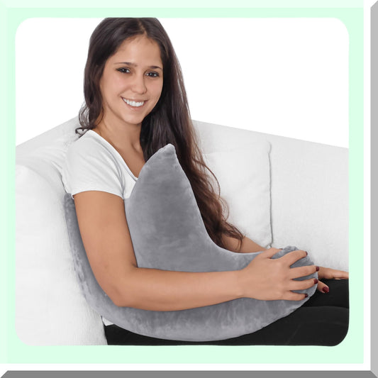 ShoulderEase Comfort Pillow - Ergonomic Rotator Cuff Support for Shoulder Surgery Recovery - Soft & Washable Shoulder Pain Relief Cushion