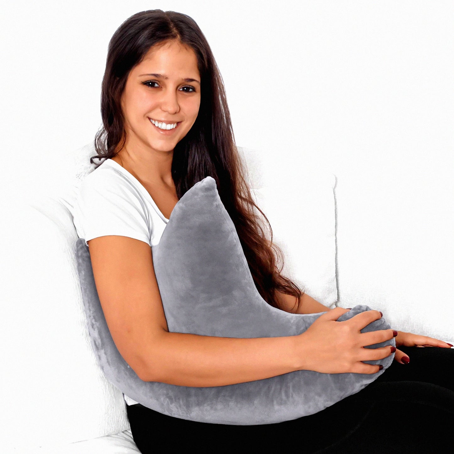 ShoulderEase Comfort Pillow - Ergonomic Rotator Cuff Support for Shoulder Surgery Recovery - Soft & Washable Shoulder Pain Relief Cushion