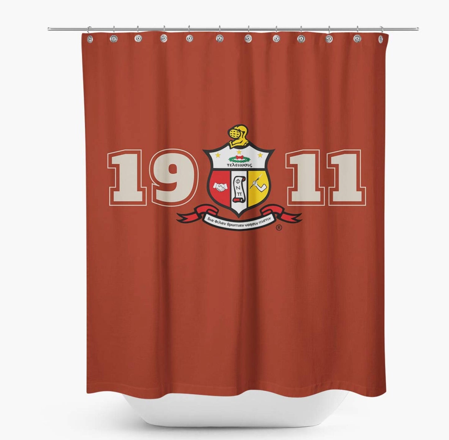 Kappa Alpha Psi Shower Curtain 1911 Colorful