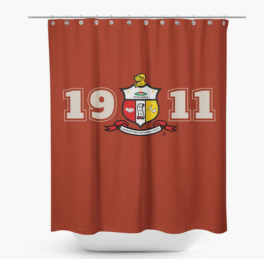 Kappa Alpha Psi Shower Curtain 1911 Colorful