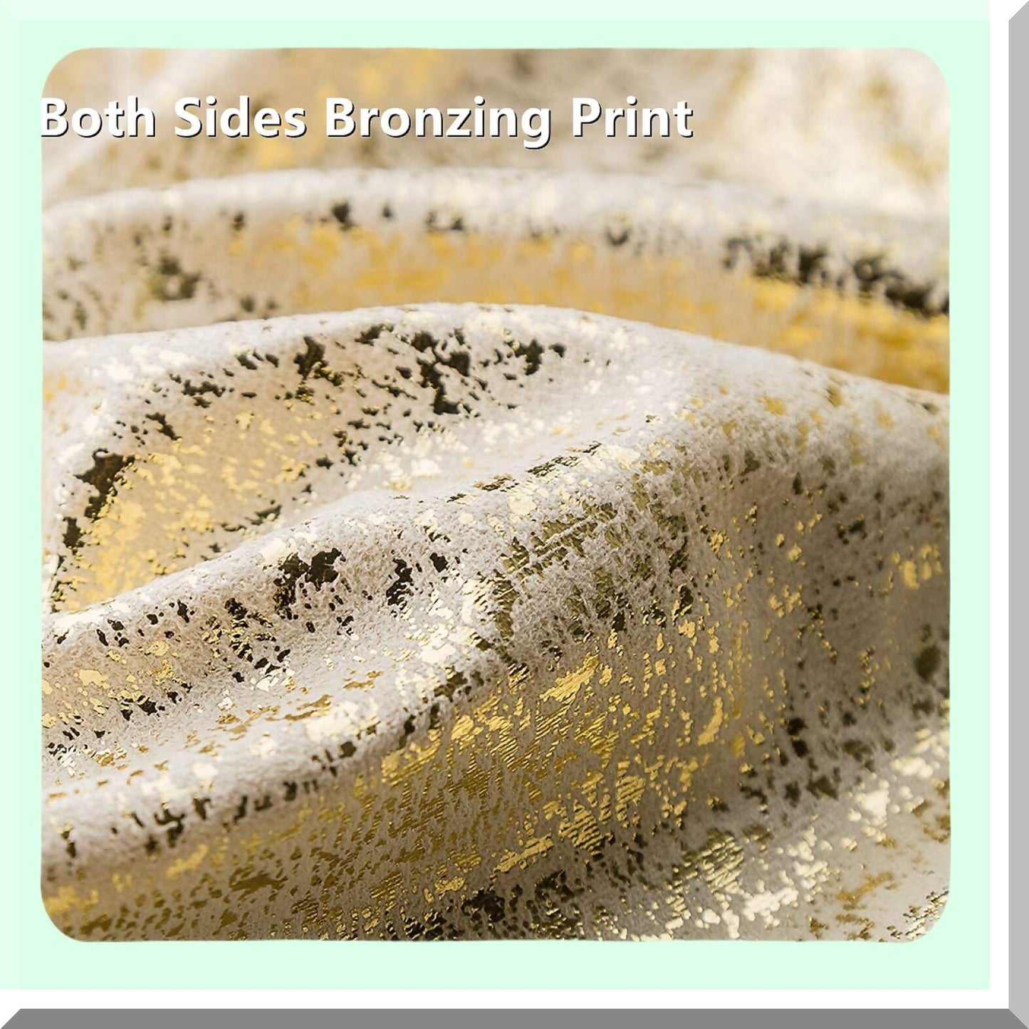 Gold Sparkle Velvet Accent Pillow Cover - Metallic F Print Lumbar Cushion Case for Bedroom & Sofa - Hidden Zipper Closure - Soft Decorative Rectangle Throw Pillow - Cream - 12 x 20 - 1 Pack