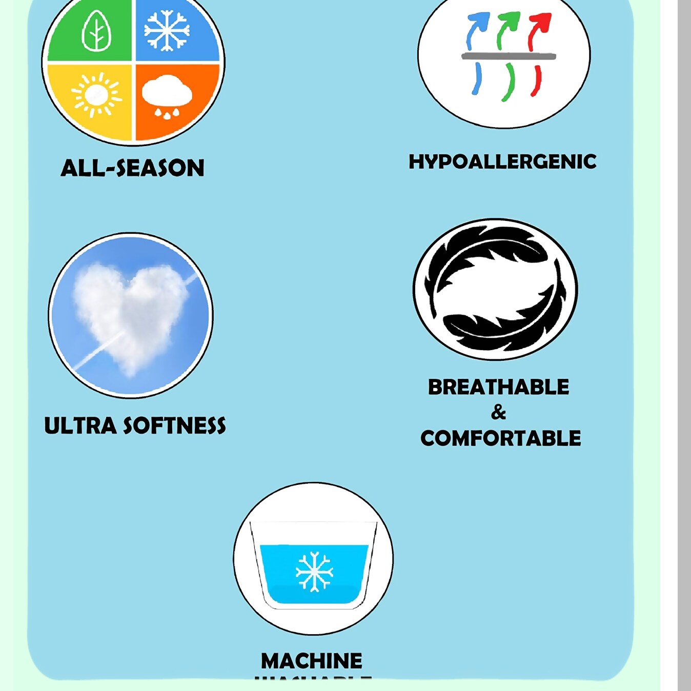 Multiruffle Comforter Set with Smart Storage Pockets - Cal Dusty Rose Bedding Bundle