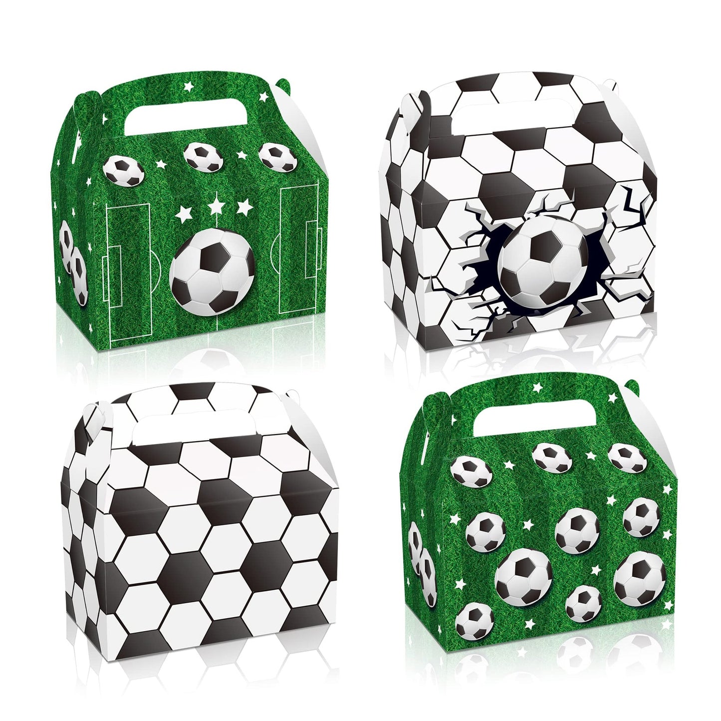 12PCS Soccer Party Favor Bags for Events and Birthdays