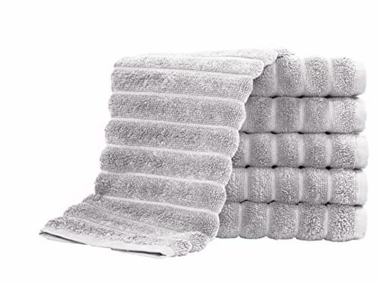 13x13 Inches 6-Pieces Cotton Washcloth Set