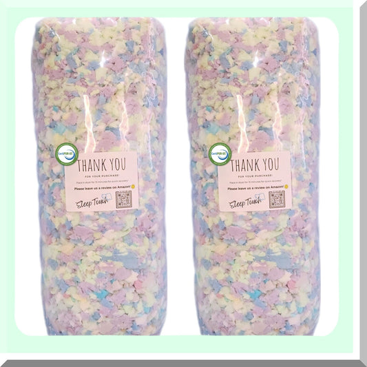 USA Foam Fill - 10 LB Bean Bag & Couch Refill | Memory Foam Stuffing for Chair, Pillow & Cushions | Premium Filler for Furniture & Home Decor