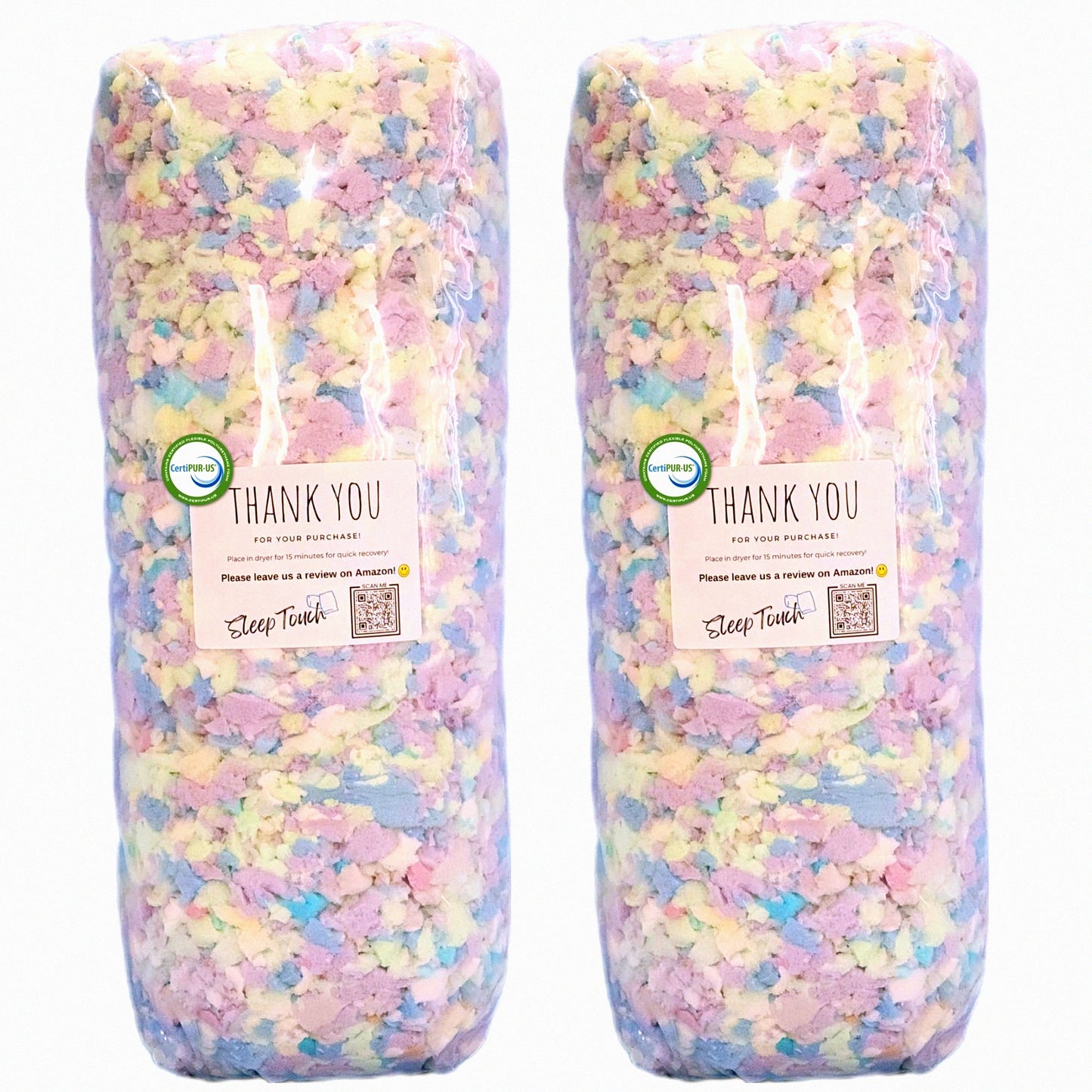 USA Foam Fill - 10 LB Bean Bag & Couch Refill | Memory Foam Stuffing for Chair, Pillow & Cushions | Premium Filler for Furniture & Home Decor