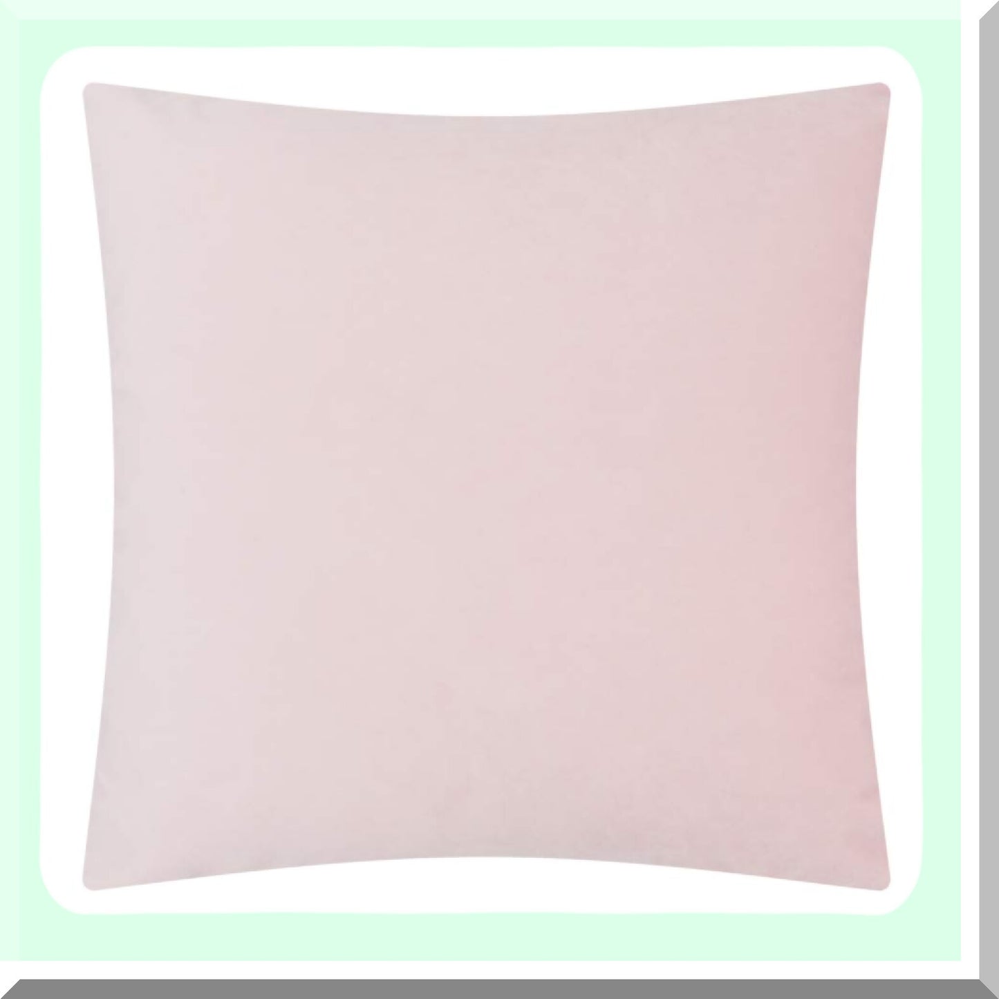 Floral Bliss 3D Throw Pillow Covers - Sofa Bed Home Decor - 18x18 Inch - Light Pink - Decorative Pillowcases - Room Accent - Flower Design