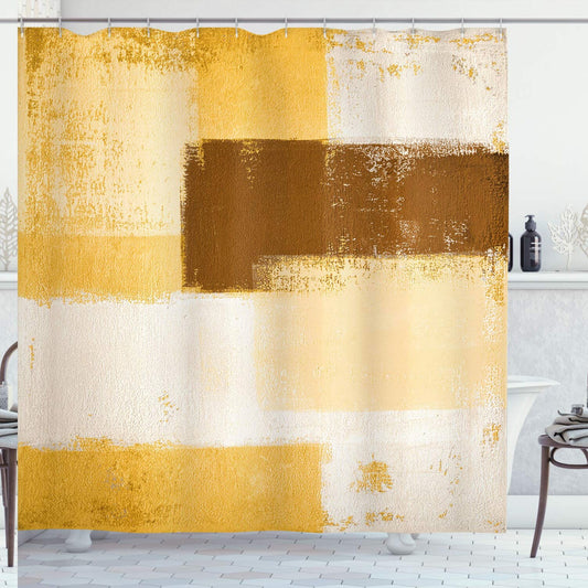 Abstract Grunge Style Shower Curtain 69" x 70"