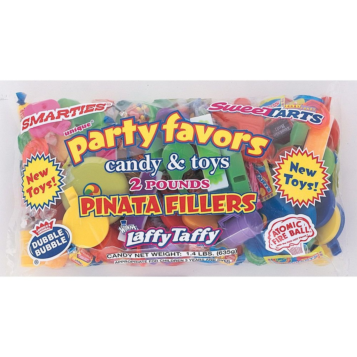 Assorted Candy and Favors for Colorful Celebrations