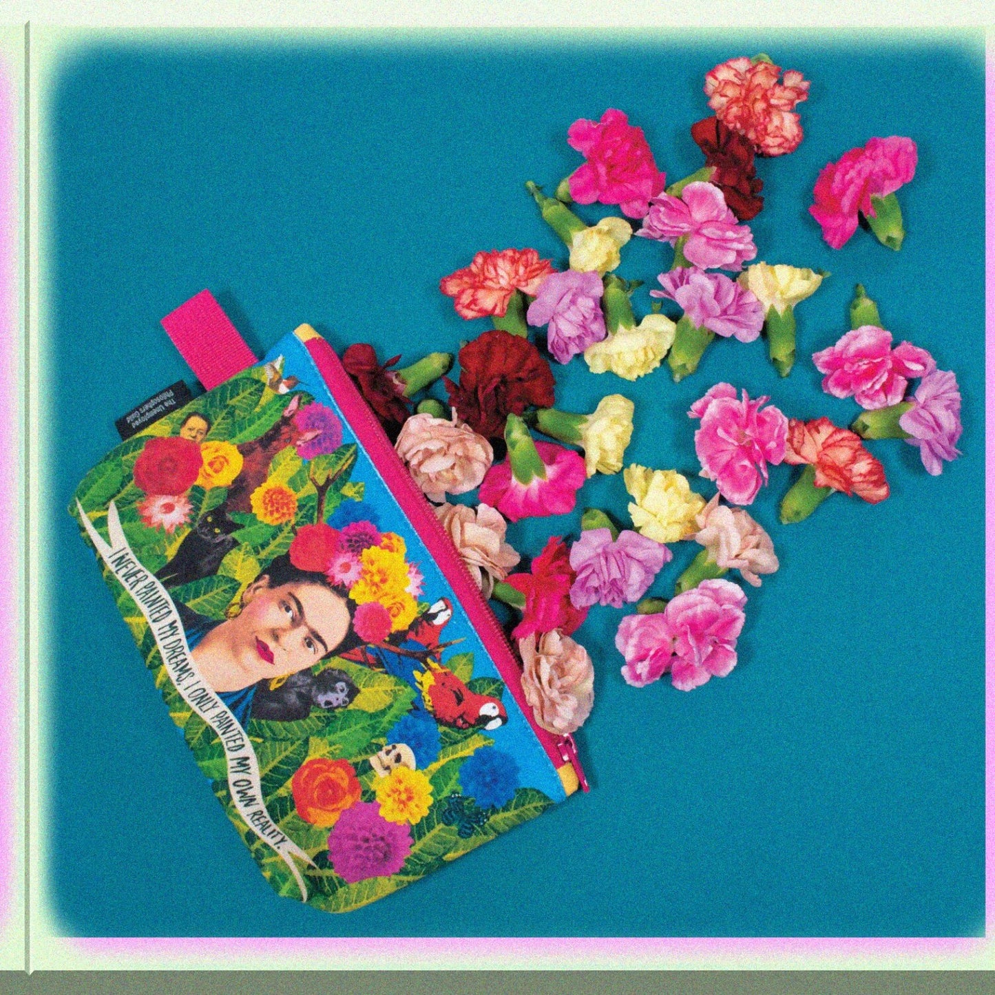 9" Canvas Zipper Pouch for Pencils, Tools, Cosmetics