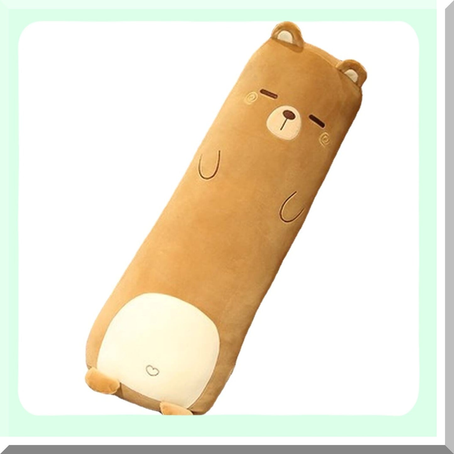 CuddleBear Plush Body Pillow - 27 Inch Animal Shaped Toy Gift for Girlfriend, Boyfriend Pillow for Sleeping, Kids Big Bed Pillow, Cute Long Pillow