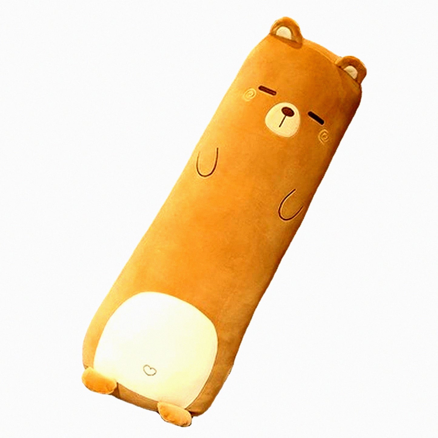 CuddleBear Plush Body Pillow - 27 Inch Animal Shaped Toy Gift for Girlfriend, Boyfriend Pillow for Sleeping, Kids Big Bed Pillow, Cute Long Pillow