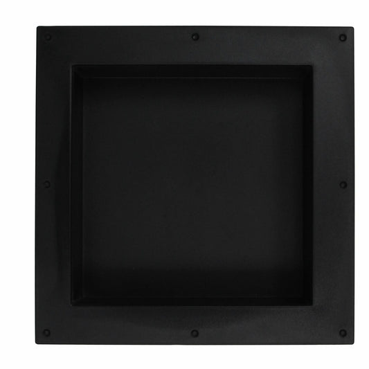 Over Mount Shower Niche 16" x 16" Black
