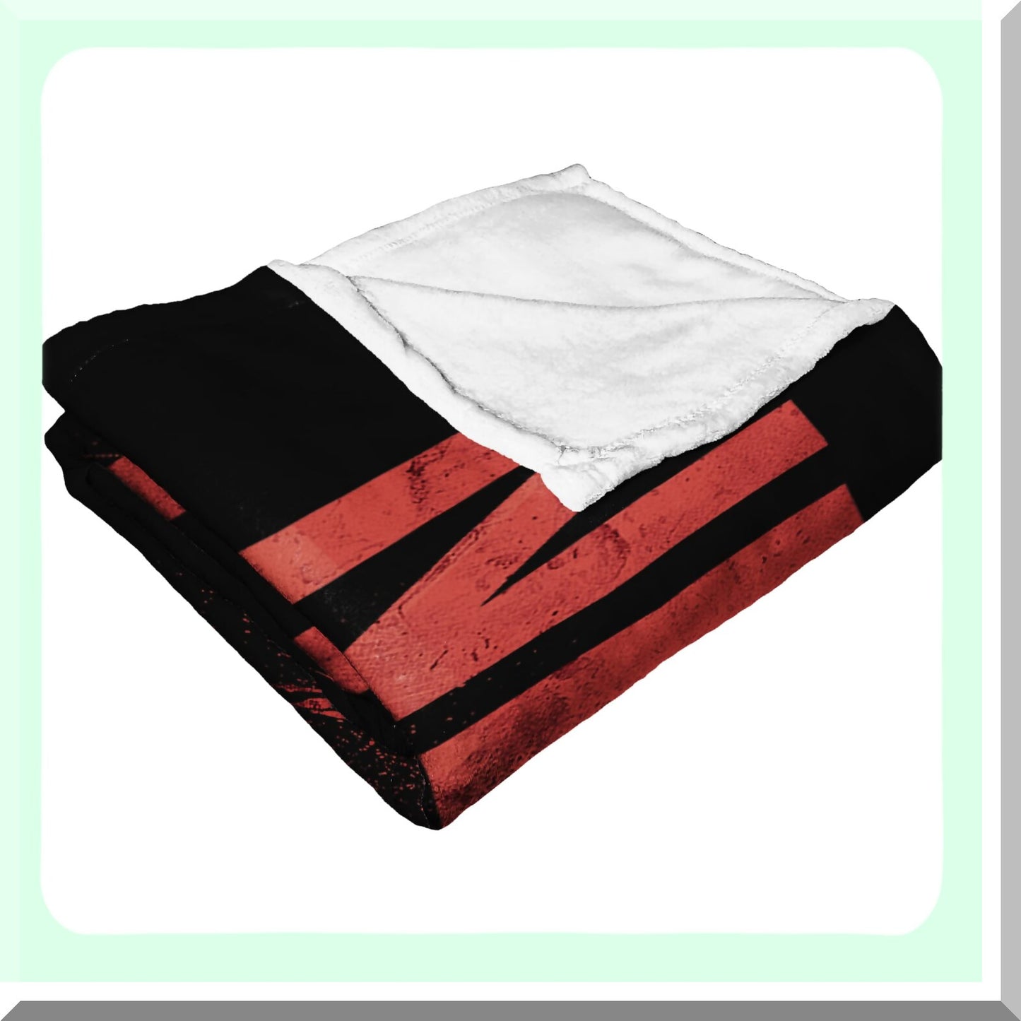 Never Sleep Again Silk Touch Throw Blanket - 50x60 Cozy Horror Movie Blanket