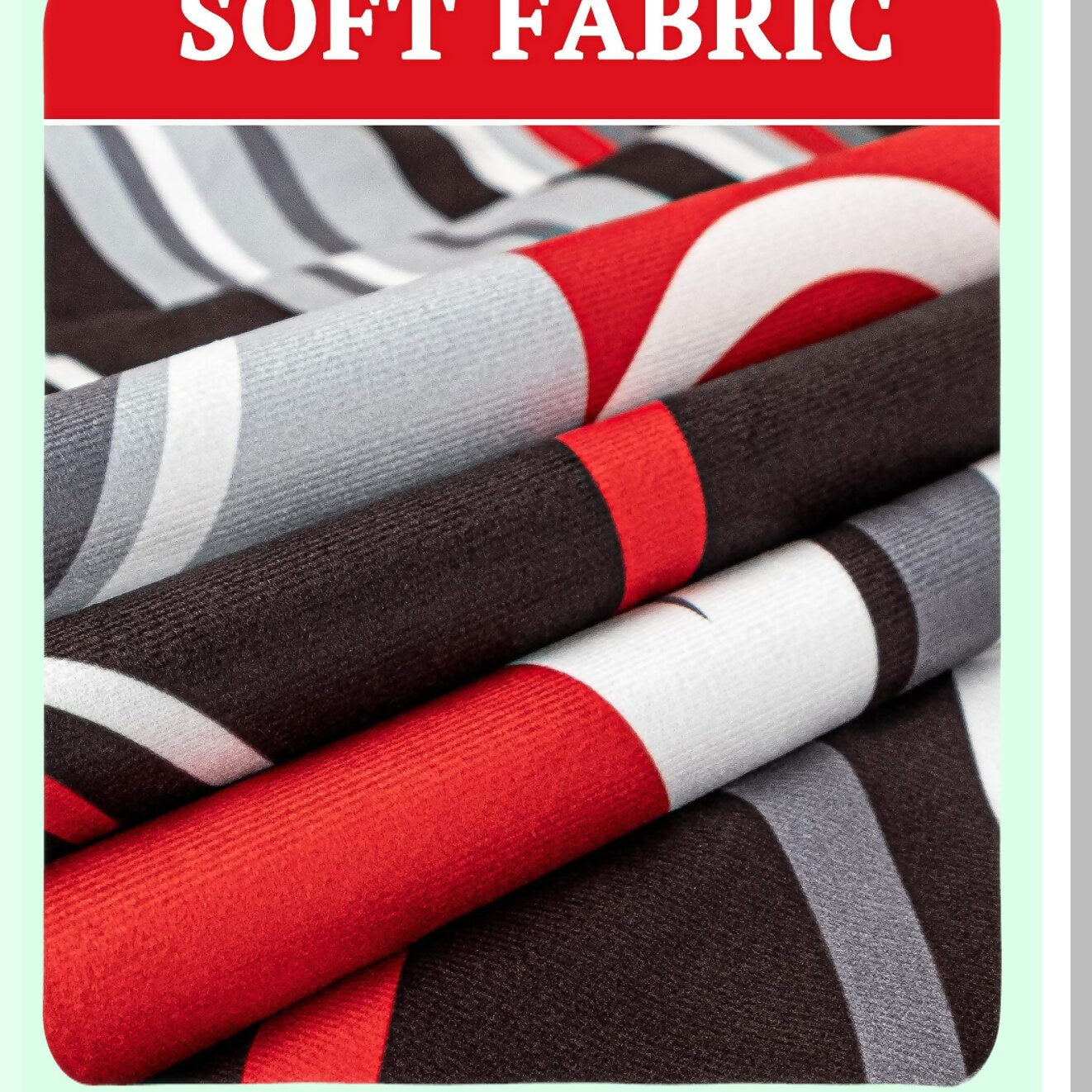 Geometric Abstract Red Black Pillow Covers Set - 20x20 Inches Decorative Square Cushion Cases for Sofa Bed Couch - Pack of 4 Throw Pillow Covers