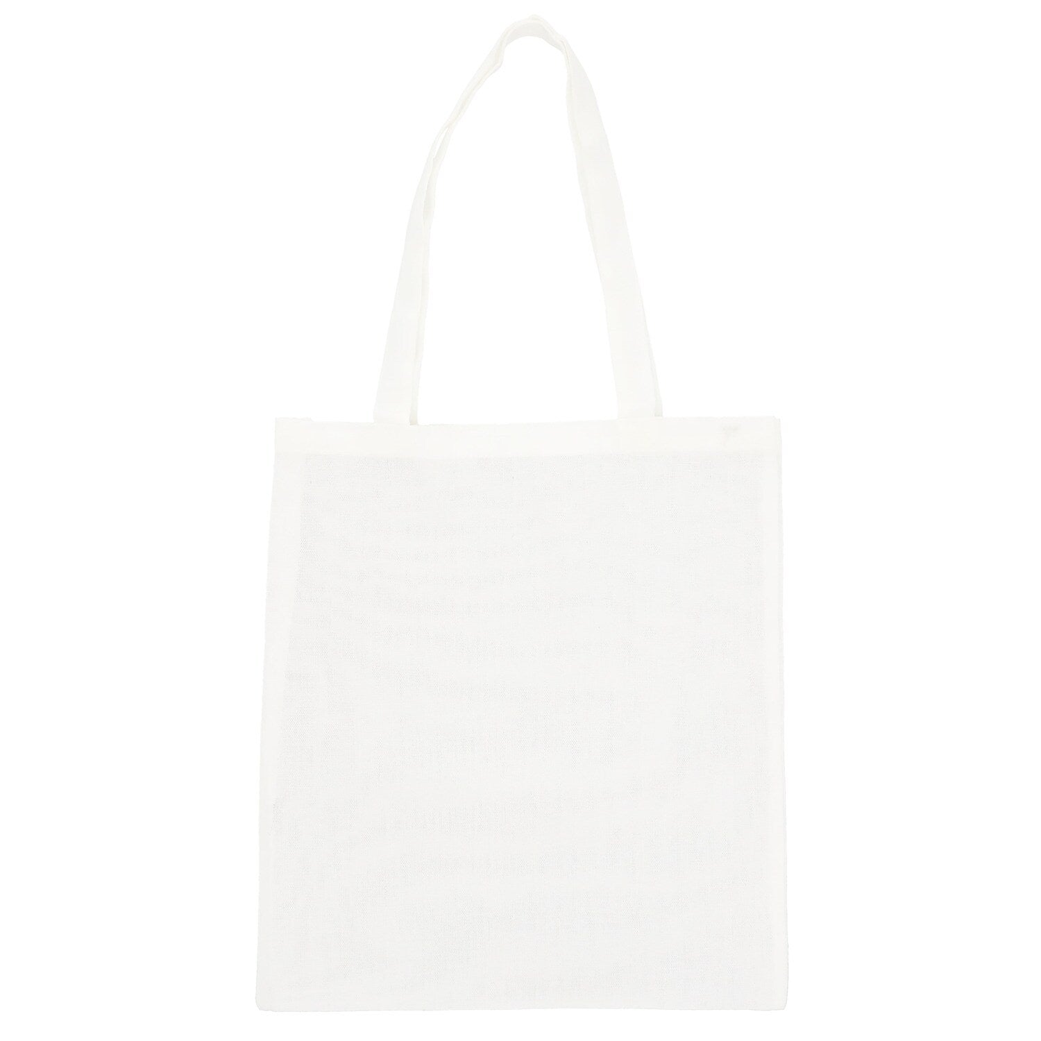 Medium Cream-Colored Cotton Tote Bags, 15.75x14 in. (Pack of 4)