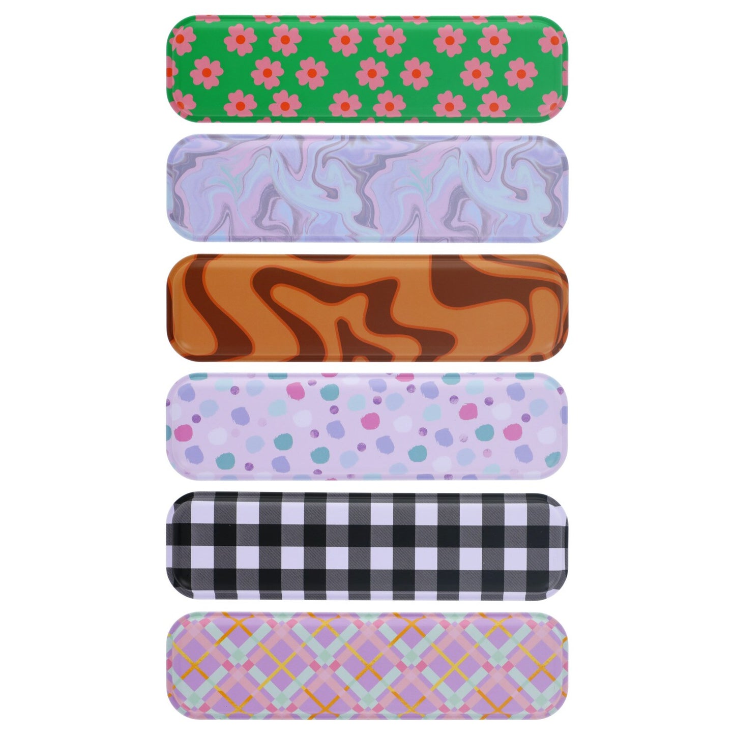 Printed Tin Pencil Boxes, 8x2x1 in. (Pack of 48)